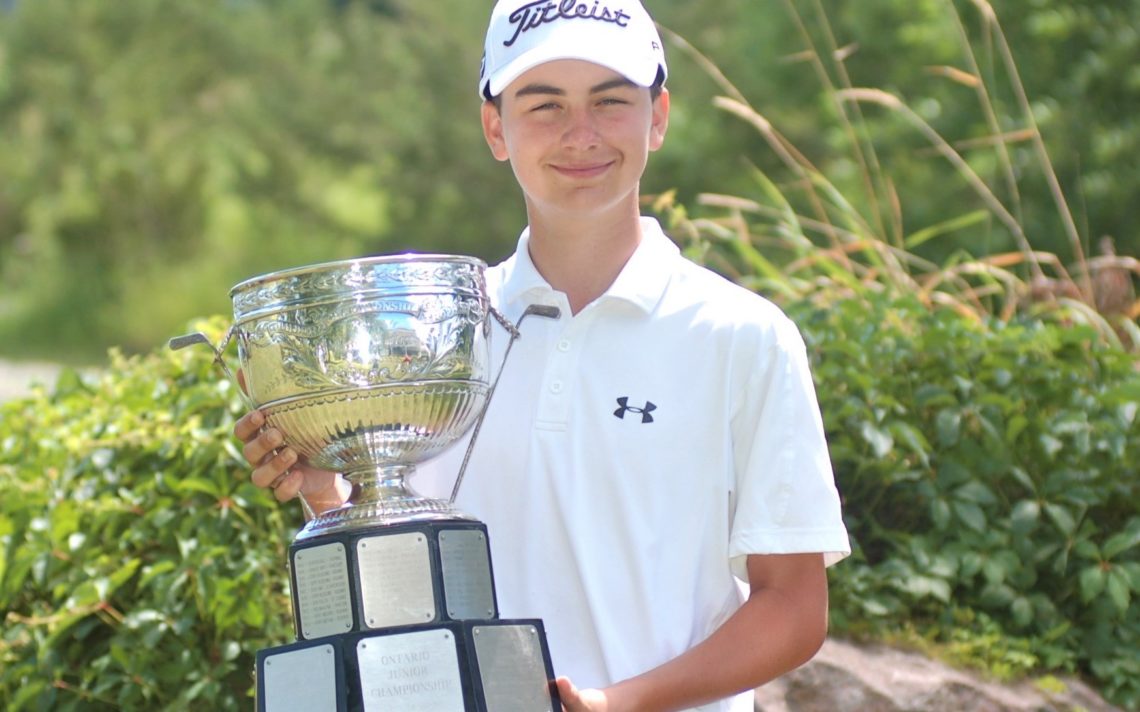 Fifteenyearold captures Ontario junior boys golf championship BP